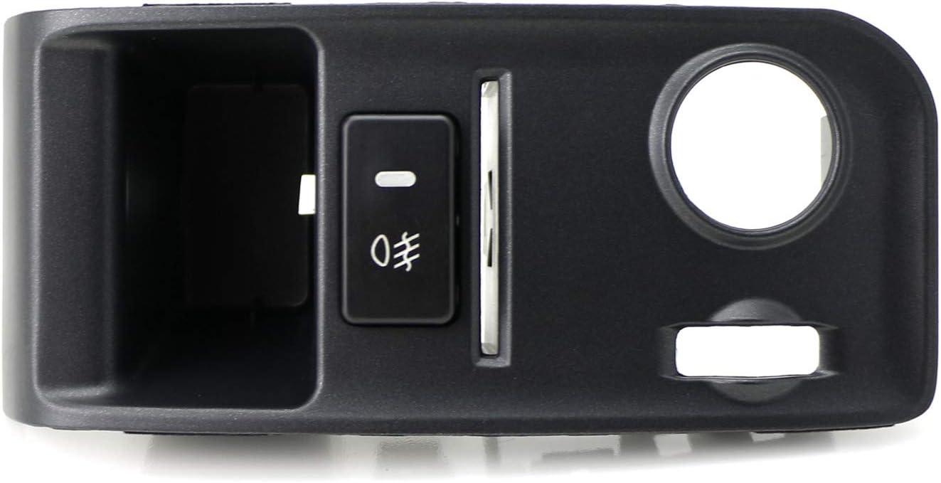 iJDMTOY OEM-Spec Auxiliary Fog Light Switch, Switch Panel Frame, Relay Wiring Harness Set, Compatible with 2014-2016 GMC Sierra 1500