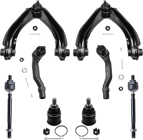 Miniatura 208 de Detroit Axle - Kit de suspensión frontal de 8 piezas para Chevy Aveo Aveo5 Pontiac G3 Wave Wave5 Suzuki Swift+ 2 brazos de control inferiores con