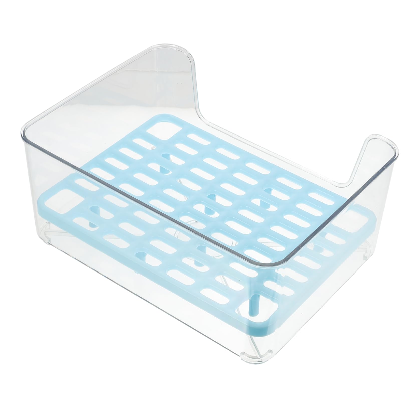INOOMP Vasino per Conigli e Roditori Trasparente Pratico e Portatile Toilette per Animali di Dimensioni Ridotte da Uso in Soggiorno e Giardino Colore Casuale
