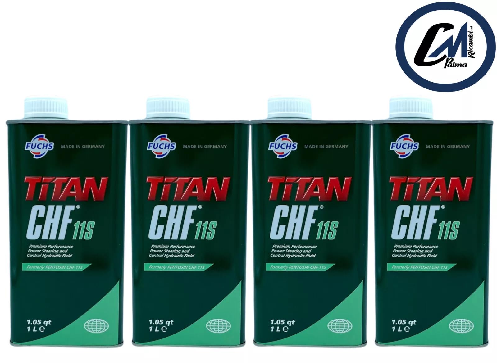 4 LITRI OLIO IDRAULICO SERVOSTERZO FUCHS TITAN CHF 11S