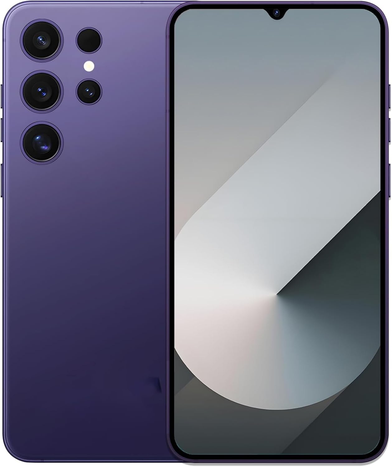 I25+ Ultra Unlocked Cell Phone Android 14, Octa-core Smartphone Mobile Phone, 6800mAh Battery Fast Charging, 6.3" FHD+ Screen, 4GB+128GB, 72MP Camera, Dual SIM Phone/GPS/Face ID - Purple