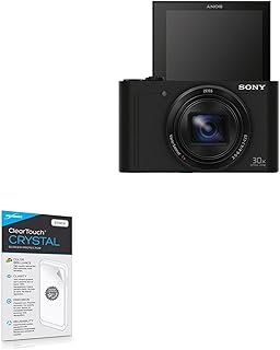 BoxWave Screen Protector Compatible With Sony CyberShot DSC-WX500 - ClearTouch Crystal (2-Pack), HD Film Skin - Shields From Scratches