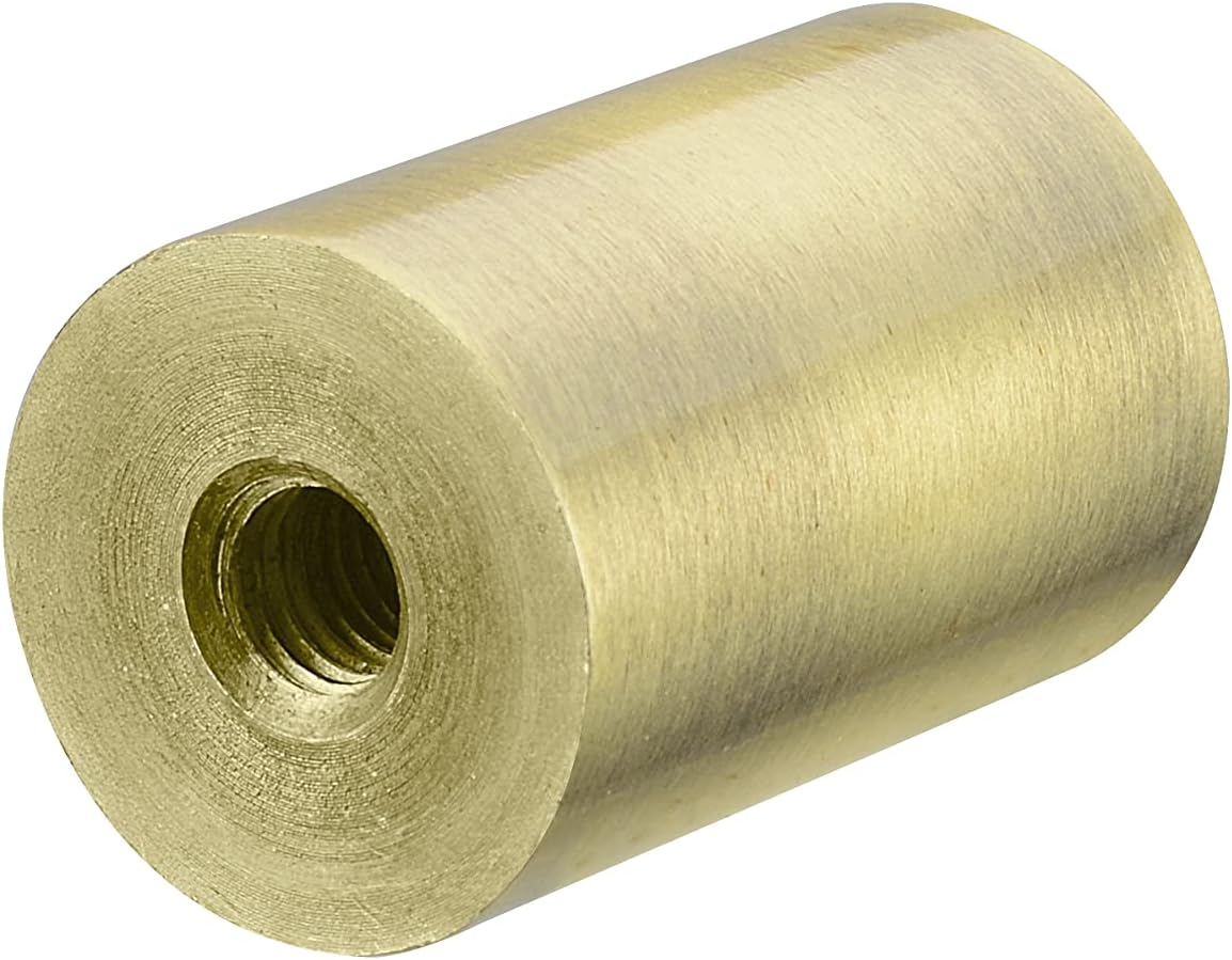 Aspen Creative 24019-42, Cylinder for Lamp Shade, Steel in Antique Brass Finish, 1-1/4" Height 2 Pack
