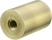 Vista 3 de Aspen Creative 24019-41, Cilindro para pantalla de lámpara, acero en acabado de latón antiguo, 1-1/4" altura