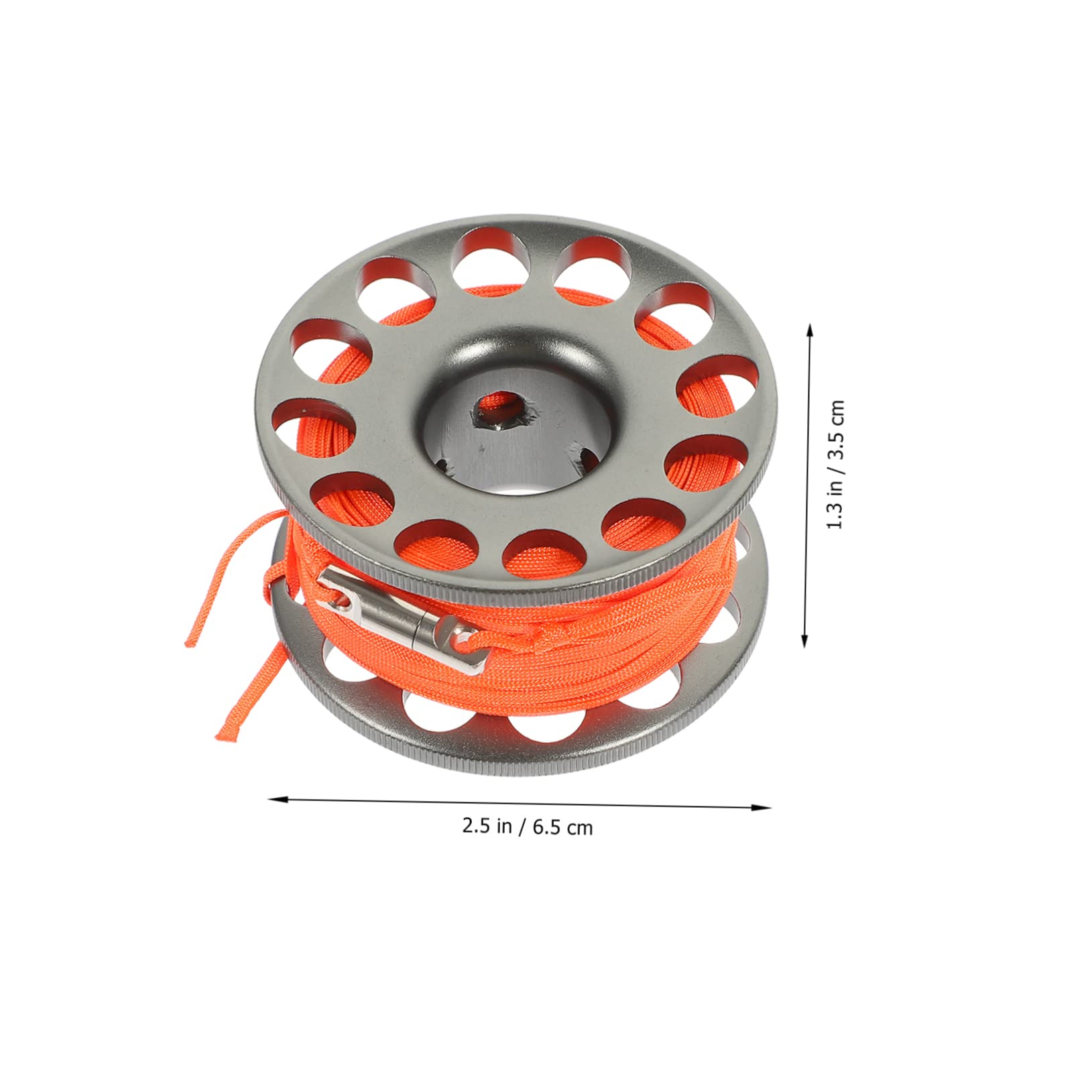 TOBBOMEY 1roll Underwater Diving Spool Reel Portable Spool for Scuba Diving Lightweight Underwater Equipment for Easy Navigation