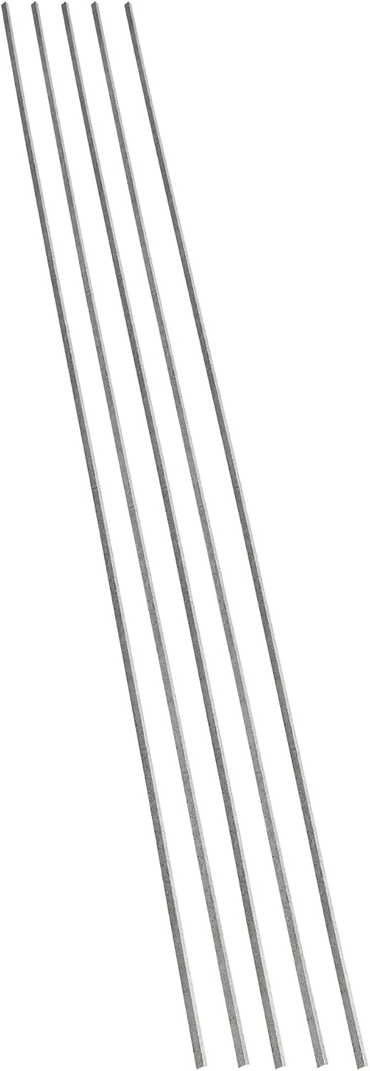 Palisade 94 in. Vinyl L-Trim in Frost Nickel (5 Pack)