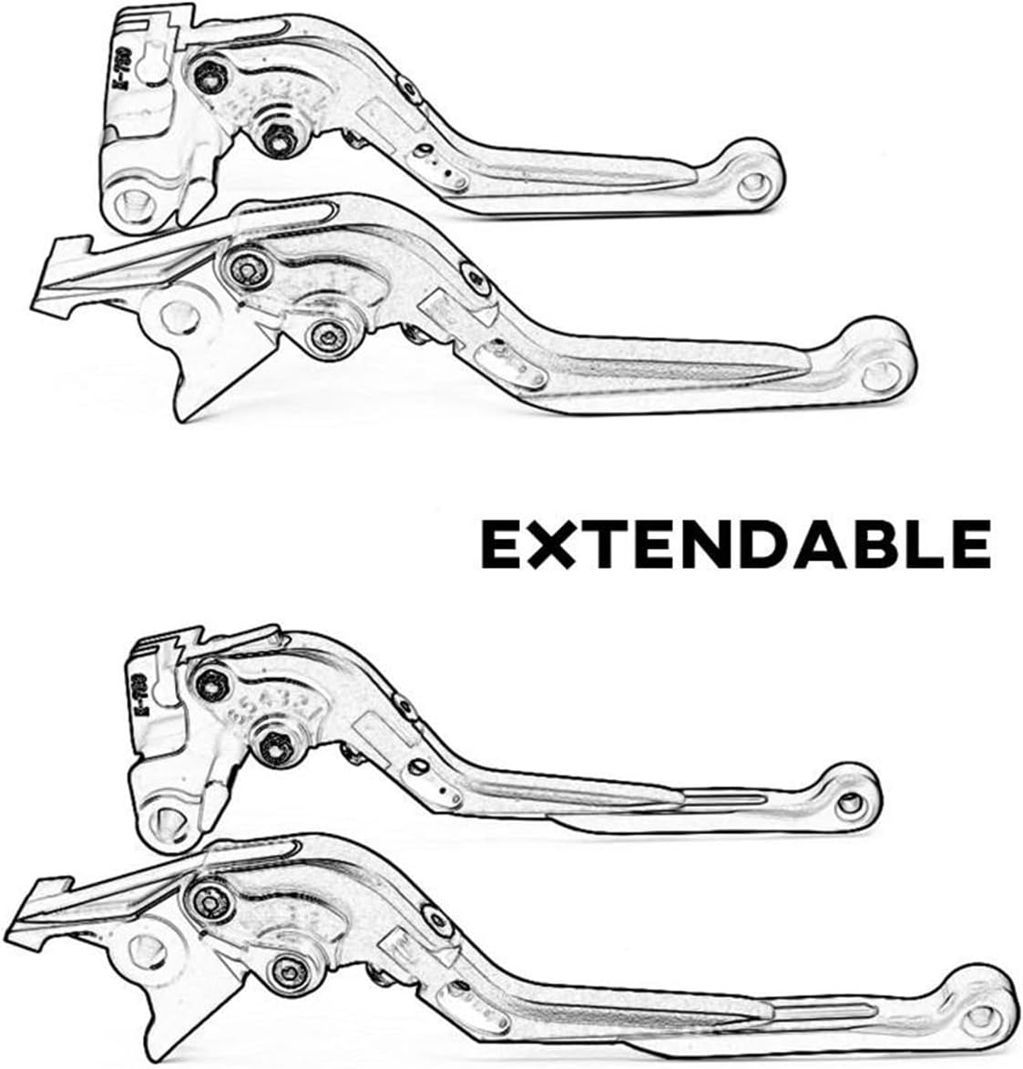 クラッチブレーキレバー KAW&ASAKI 忍者 ZX-25R ZX-4R ZX400 R RR