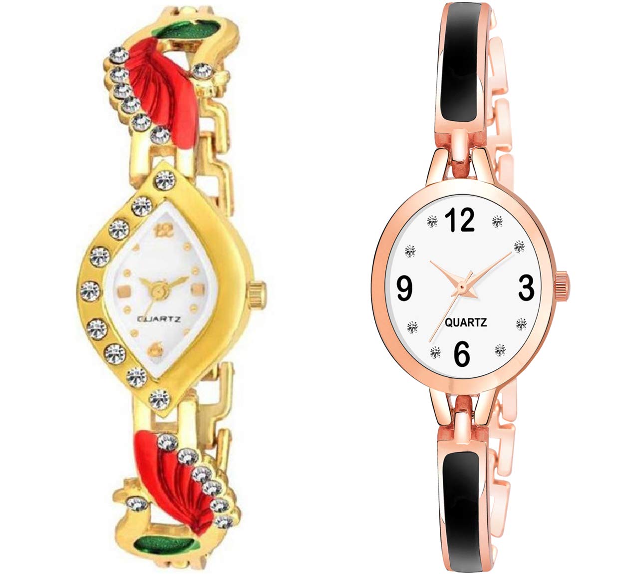 RPS FASHION WITH DEVICE OF R Analog Black Style Combo Set for Women Analog Watch -2 (B0859ZWZ93) Amazon Price History, Amazon Price Tracker