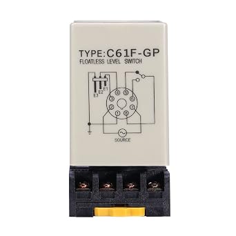 C61F-GP Liquid Level Switch Floatless Liquid Level Switch AC220V Base Liquid Level Controller