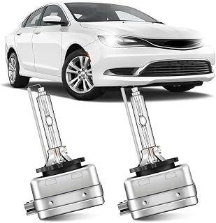For Chrysler Pacifica 300 300S 300C Xenon Lights Bulbs 2011 2012 2013 2014 2015 2016 2017 2018 2019 2020 2021 2022 2023, 6000LM 400% Brightness Xenon Lights, 6000K White, Plug And Play, 2PCS