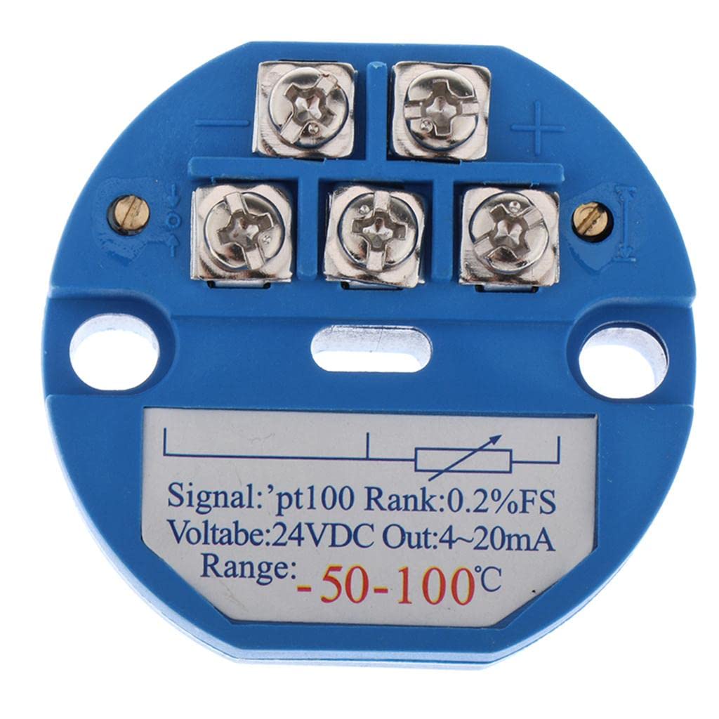 Transmisor de temperatura aislado -50-100°C en módulo plástico para control 8