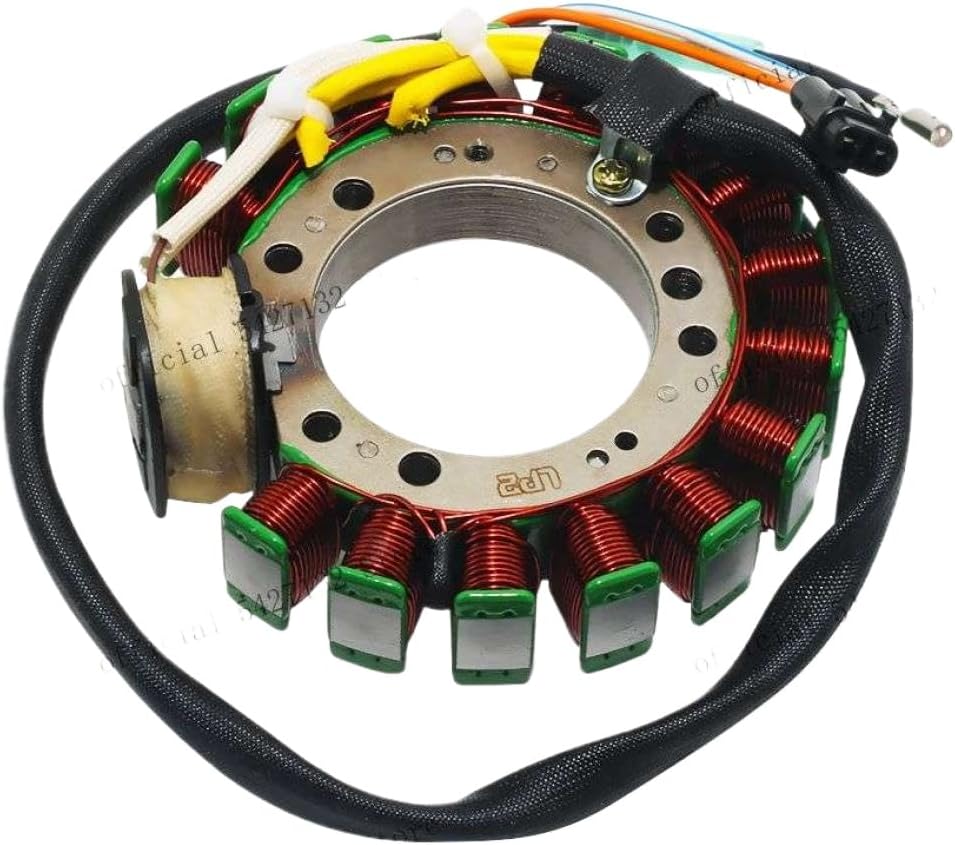 Ignition Stator Coil Rotor Assembly Compatible with M115A M120A M120A2 M140A M140A2 115HP 120HP 140HP Generators - Replaces Part Numbers 3C7-06123-0 and 3C7061230
