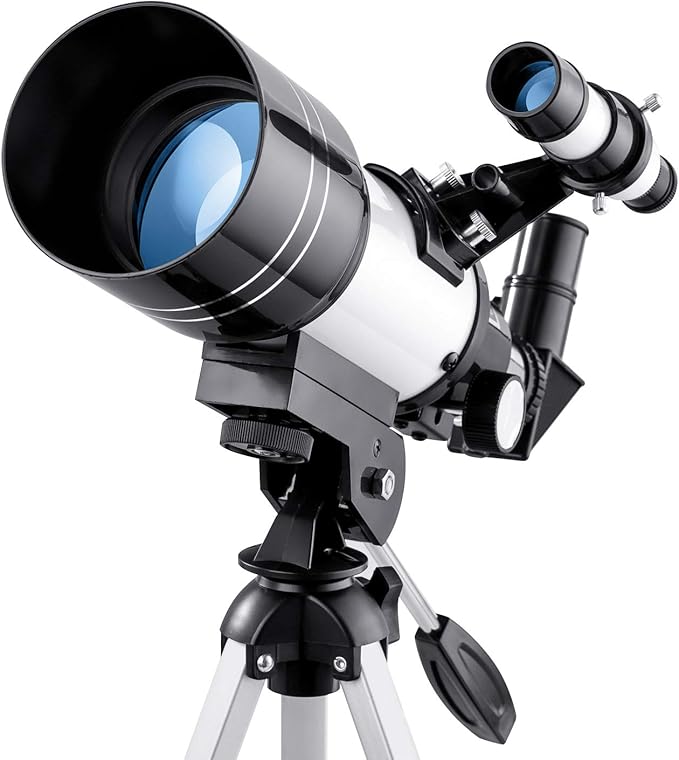 Telescope for Adults Kids Astronomy 70mm Aperture Refractor Telescope