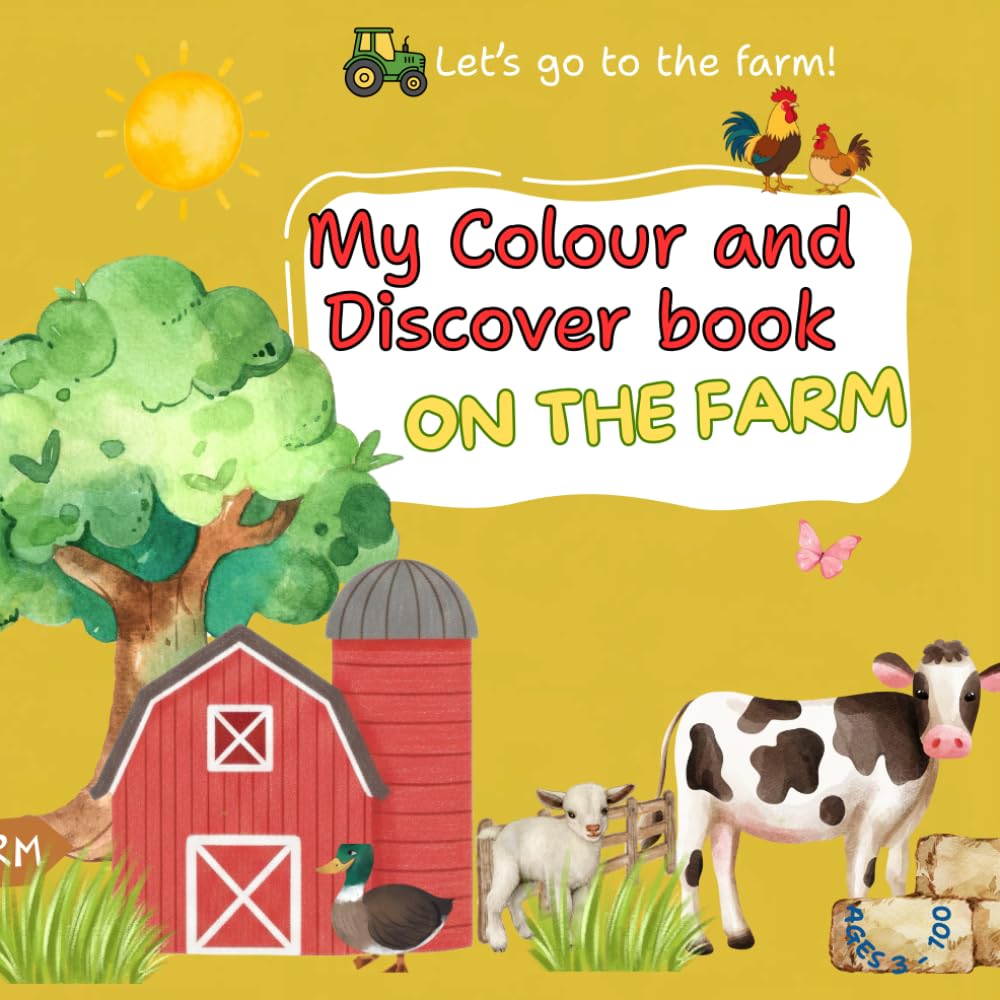 My Colour and Discover Book: On The Farm