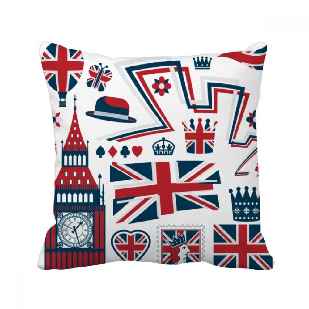 Coussin Big Ben Bus pour égayer un canapé terne avec style Angleterre
