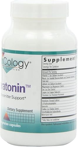 Miniatura 2 de Nutricology Suplemento de seratonina  Serotonina para hombres y mujeres, apoyo calmante, 5-HTP, sueño sereno, norepinefrina, cápsulas vegetarianas