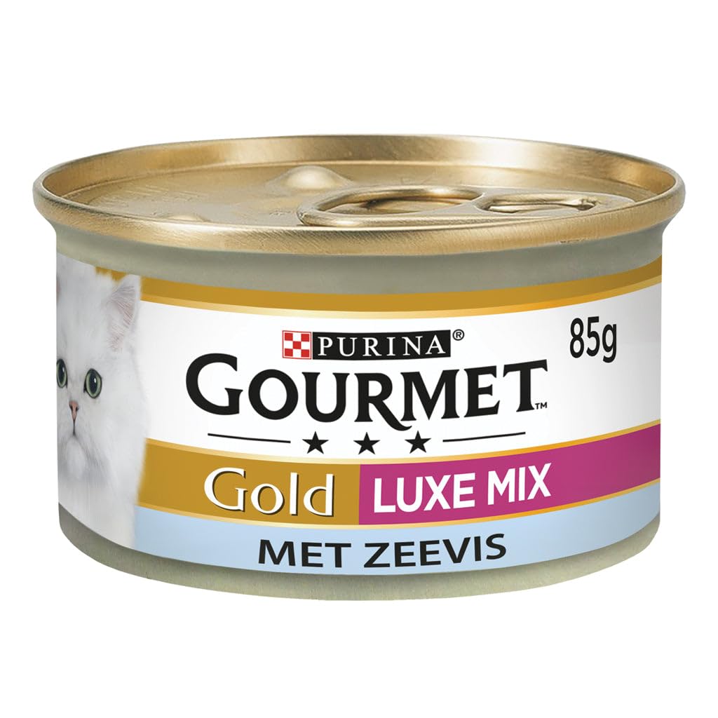 Gourmet Gold Çifte Lezzet Okyanus Balığı&Sebzeli Yaş Kedi Maması, 85 g