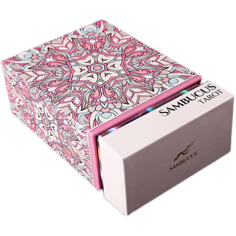 Tarot Cards Black Core Paper Rose Playing Card Collection Board Game Casual Party Game Cards (B-Taro