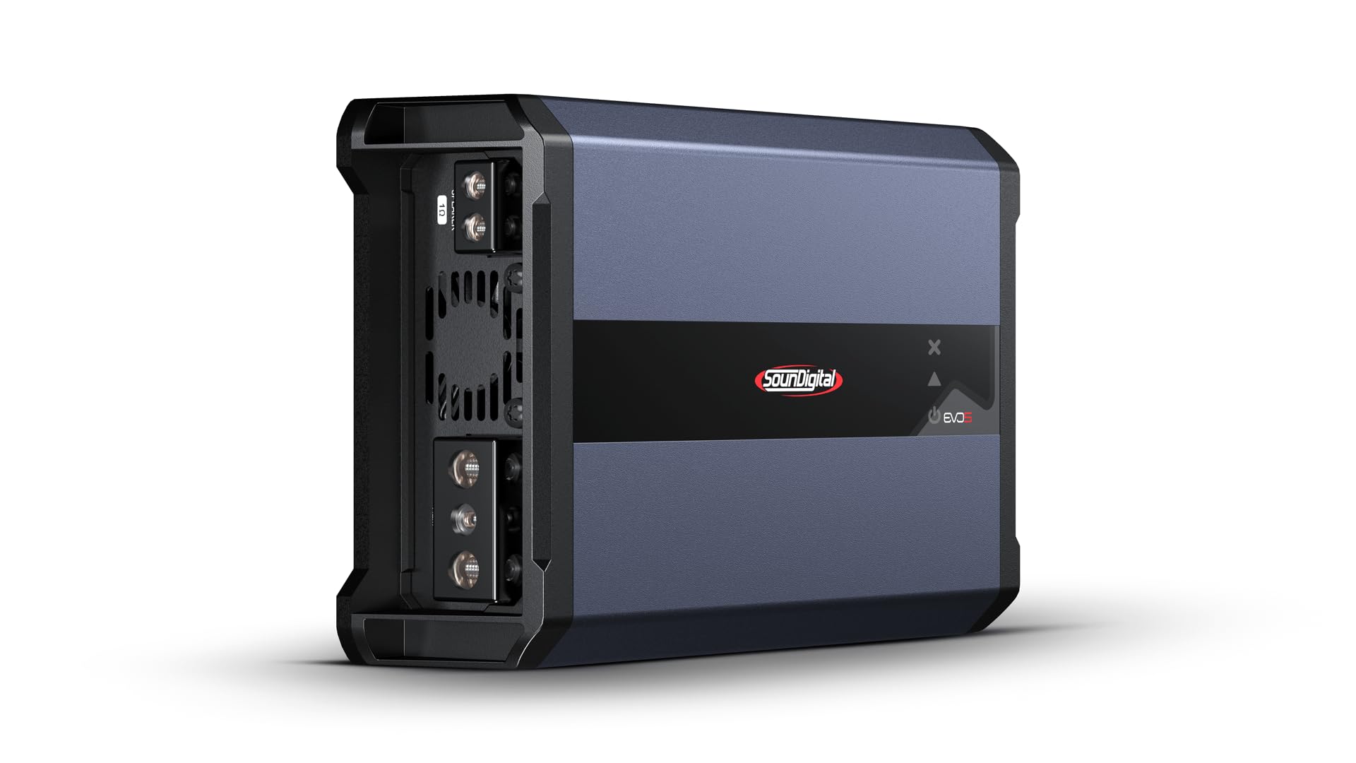 SounDigital 3000.1 EVO 5.0 - Amplificador de coche de 1 canal, amplificador de potencia RMS de 3000 W, 1 ohmio, filtro de paso alto/bajo ajustable, entrada RCA + HL | Bass Boost (mando a distancia) |