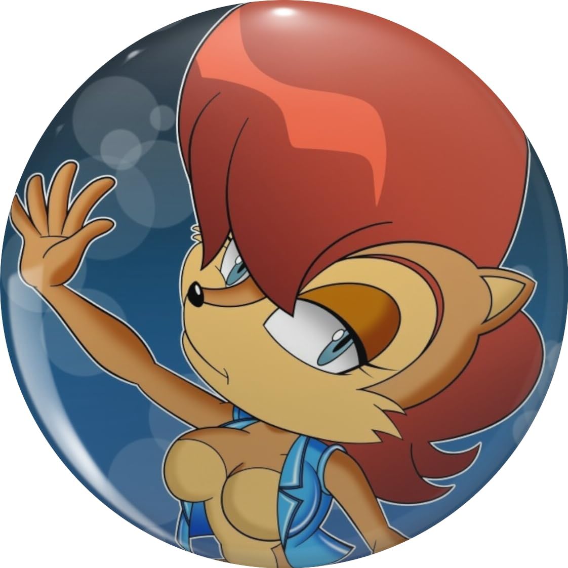 Sally Acorn Dance Pin Lapel Pin Cute Brooch Pins Badges 0.75"