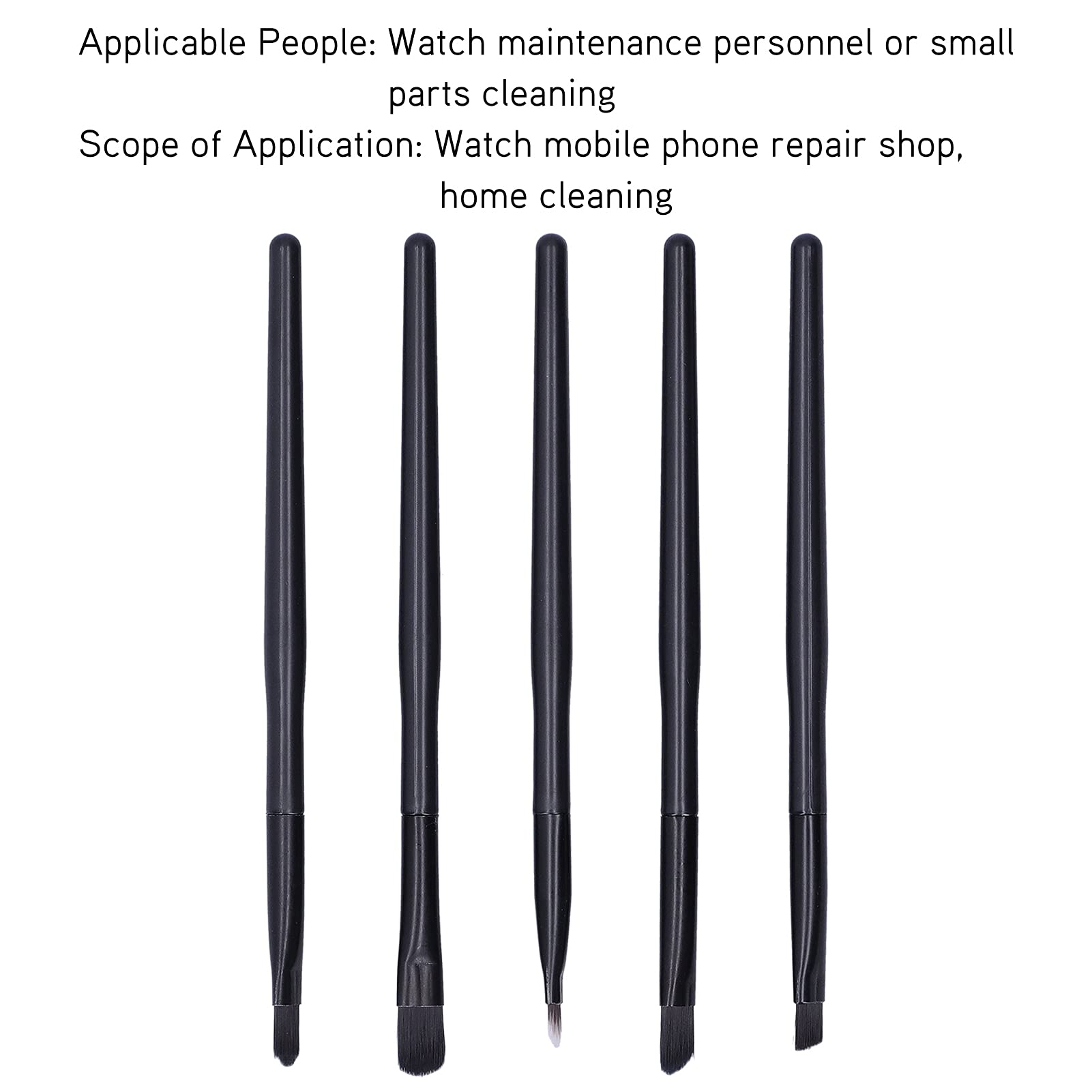 Watch Repair Watchmaker Tool Kit Watch Cleaning Brush Set Wristwatch Movement Small Part Cleaning Soft Brushes Set Cleaning Dust Brush Kit, Cleaner Tool Kit Corner Removal Cleaning Brush - Image 5