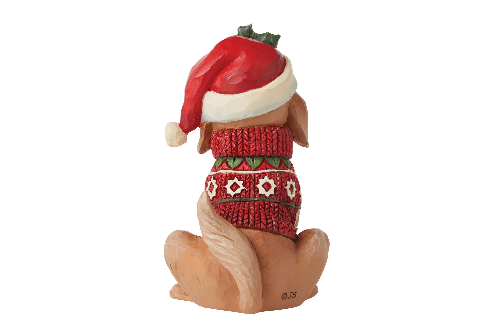 Enesco Jim Shore Heartwood Creek Four Seasons Mini Christmas Dog Figurine