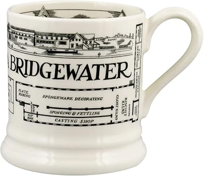 Factory Plan Half-Pint Mug by Emma Bridgewater Pottery