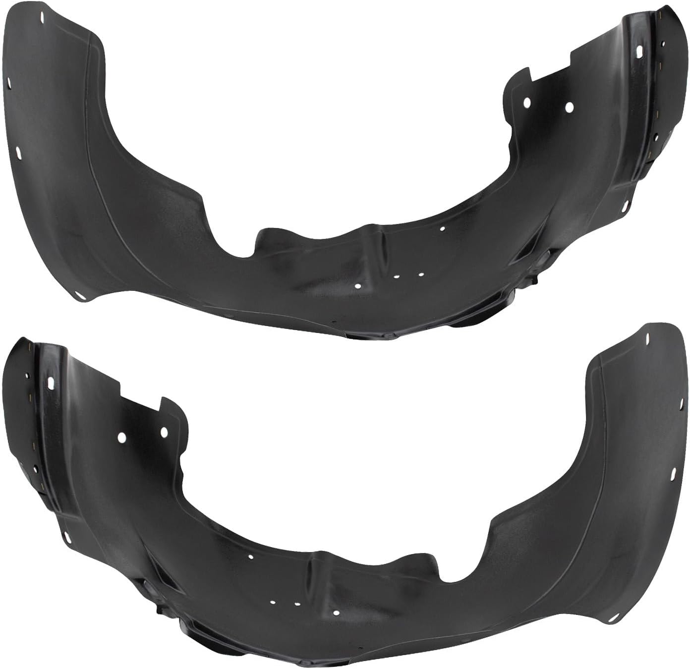 TRQ 2‑Piece Front Inner Fender Liner Set for Cadillac Escalade