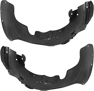 TRQ 2‑Piece Front Inner Fender Liner Set for Cadillac Escalade