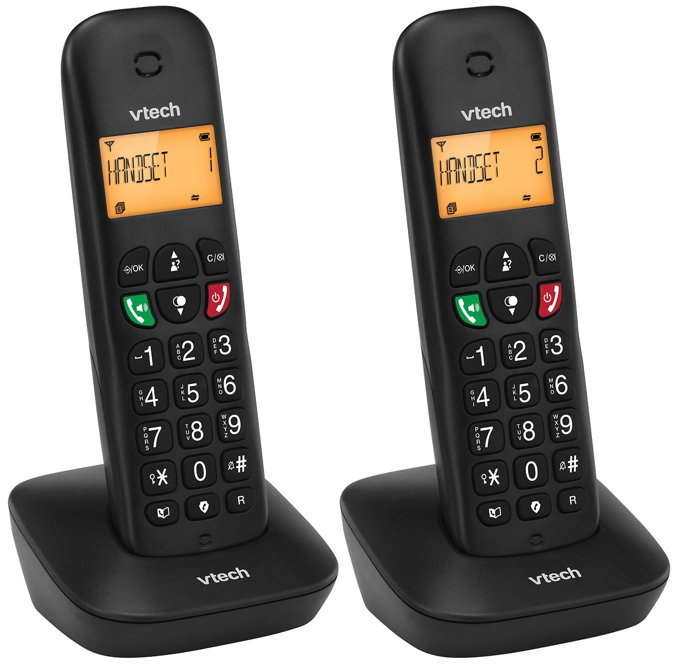 VTech CS901 Téléphone sans Fil DECT 2 combinés, Blocage d’appels, Identification, Haut-Parleur