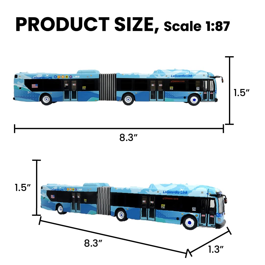 Amazon.com: Iconic Replicas NFI Xcelsior XN60 Articulated Transit