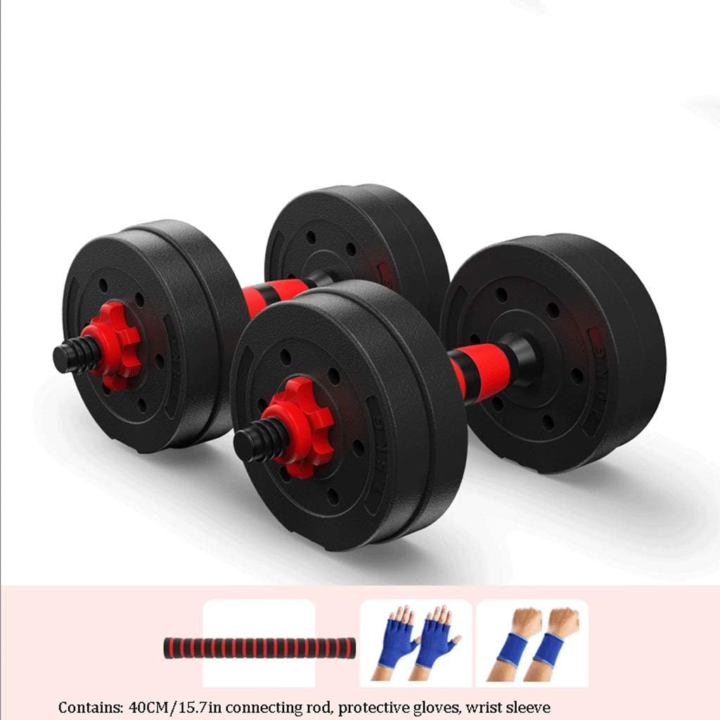 Exercise & Fitness Dumbbells Adjustable Dumbbells Weight Set, Single Adhustable Dumbbell Pair for Men and Women with Anti-Slip Handle, 11~88lbs Strength Training Equipment