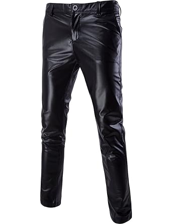 Buy ZEROYAA Mens Night Club Metallic 