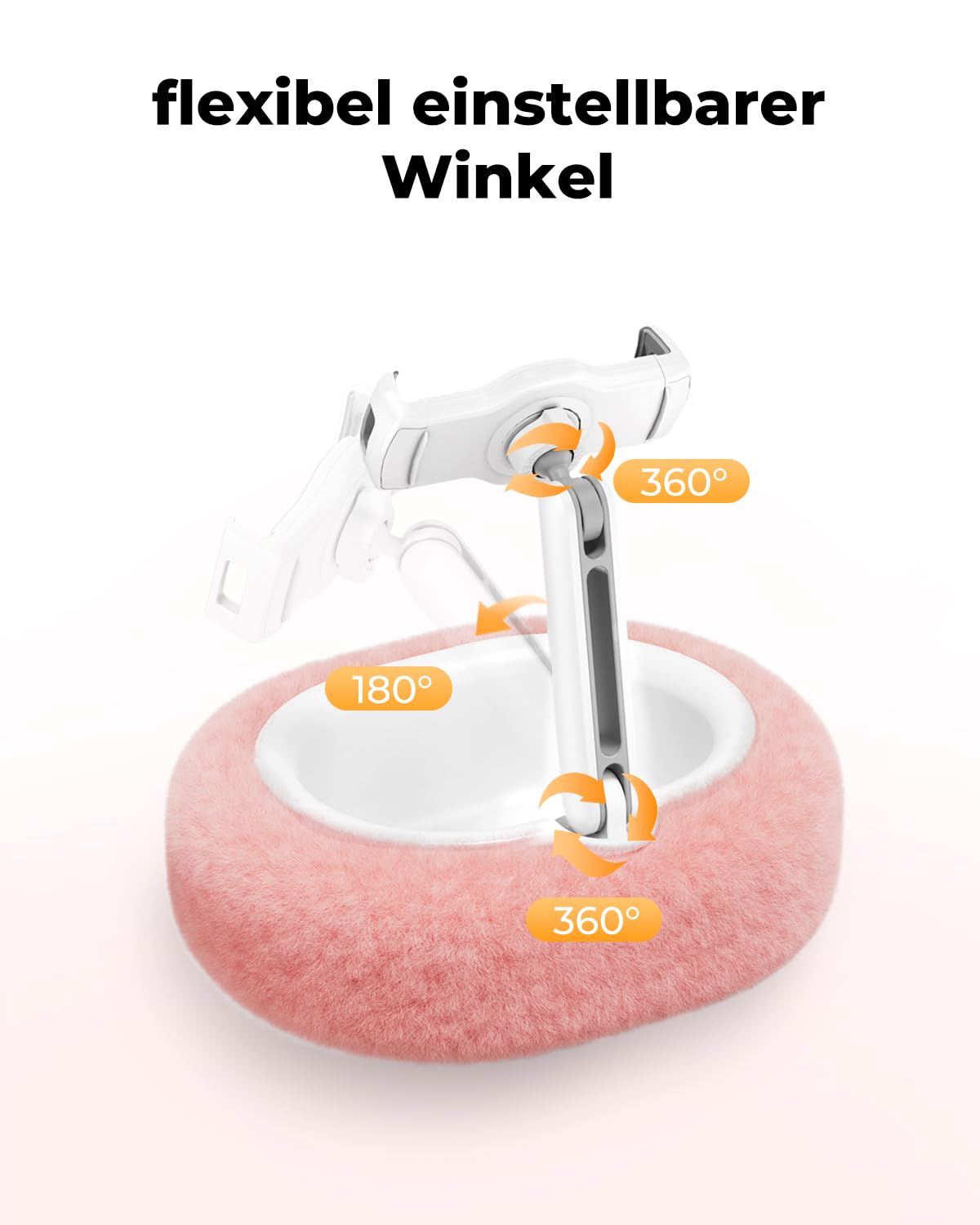 SupeDesk Soporte para tablet cama, cojín para Kindle, soporte para iPad, compatible con dispositivos de 4 a 11 pulgadas, soporte para teléfono móvil, soporte para Kindle, para sofá, regazo, cama, para