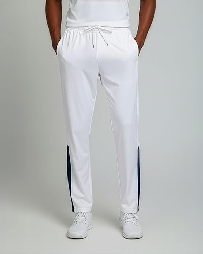 Miniatura 2 de Real Essentials Paquete de 3 Pantalones deportivos de tricot, informales, deportivos y activos, con parte inferior abierta y bolsillos para hombre