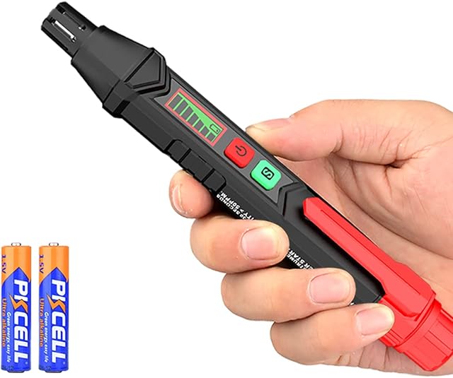 Gas Leak Detector, High Sensitivity Natural Gas Detectors for Home with Sound & LCD Alarm, Battery Operated gas sniffer detector, Locate Combustible Gas Leak Like Natural Gas, Methane, Propane