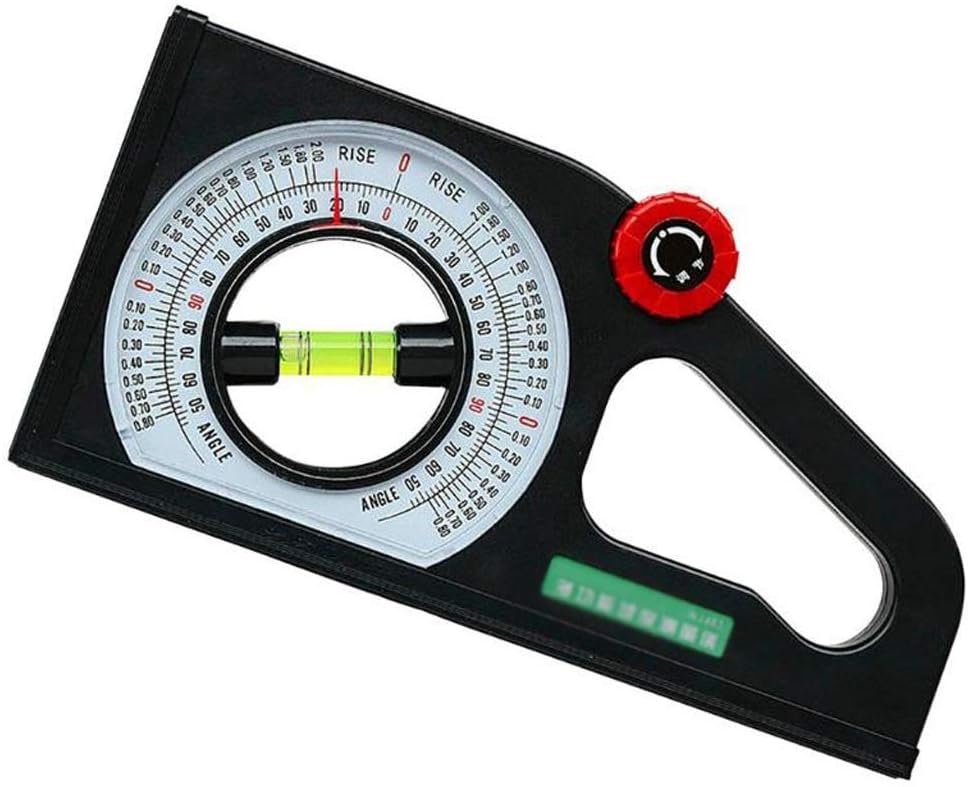 ABS Plastic Slope Angle Meter Multifunctional Level Protractor al Horizontal Angle Slope Measuring Tools