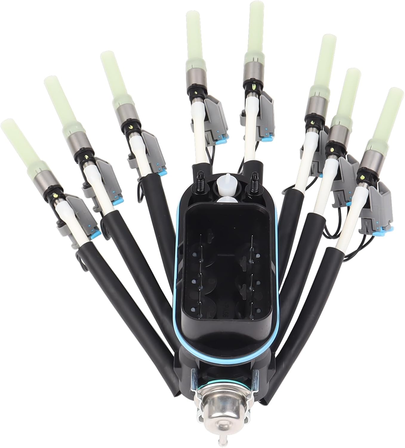 FJ504 Spider Injector W/Bracket Replacement For 5.7 Vortec Chevy V8 Engine Automotive Replacement Fuel Injectors Compatible With Gm Chevy Pickup Trucks K1500 Suburban Express Van Ca-dillac Escalade