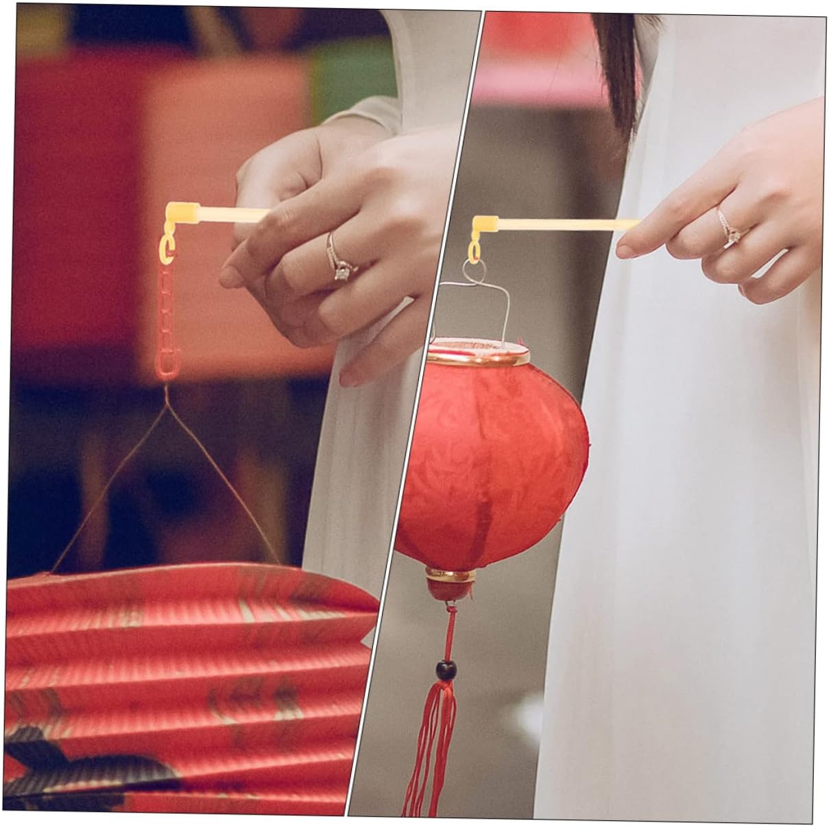 Wooden Lantern Holding Poles 50Pcs Handheld Sticks for DIY Making image 5