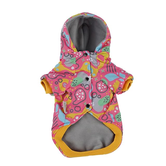 Foto 3 de 8 de IZOCOOL - Chaqueta Tasarim para Perros, Abrigo Impermeable y Reflectante para Clima Frío, con Forro Polar…