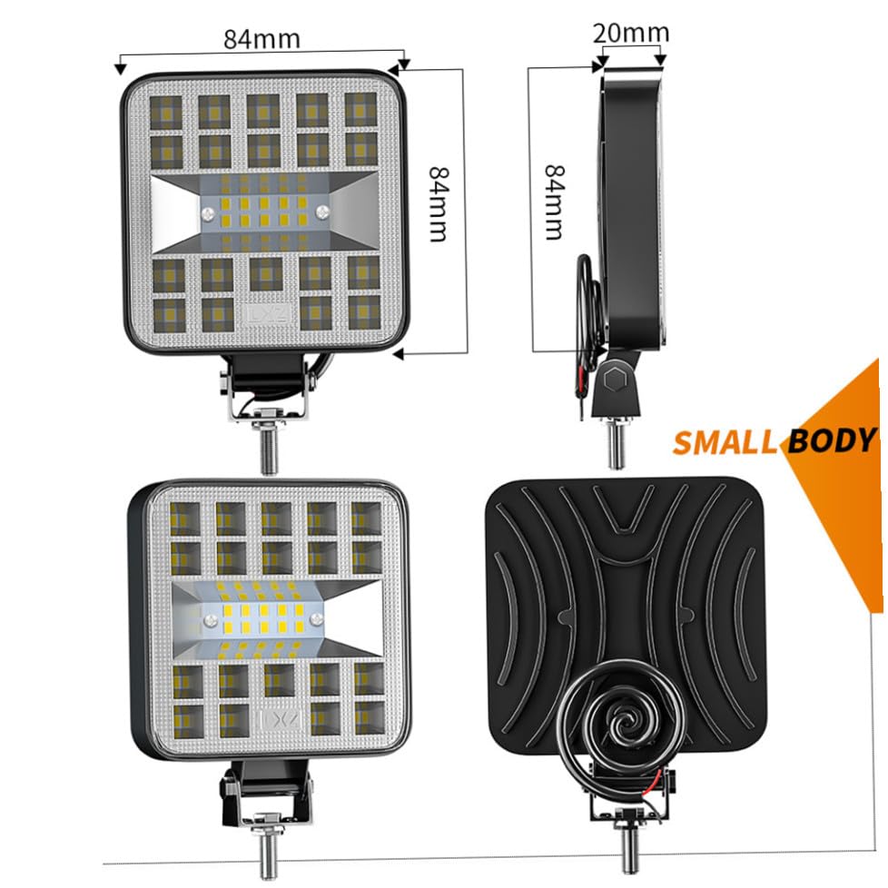 Phare de travail LED 29 LED étanche pour éclairage de véhicule utilitaire - 2