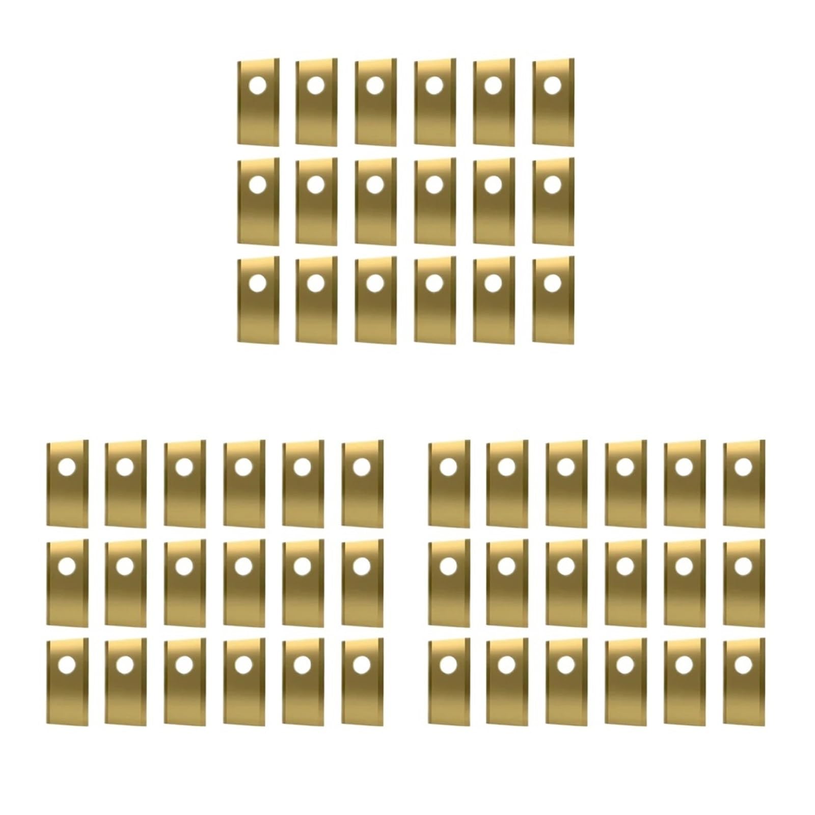 Cuchillas De Repuesto for Cortacésped De Acero Inoxidable, 18/36/54/90 Uds. | Compatible con cuchillas de corte for cortacésped robótico Worx Landroid(Gold 54PCS)