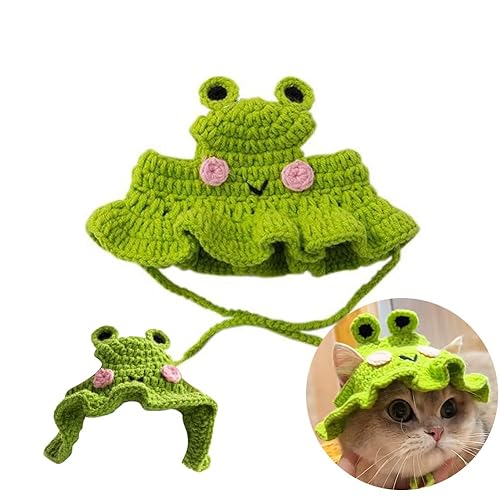Cat Hat, Pet Cute Halloween Christmas Party Costume Accessories Headwear Comfortable for Puppy Cat Kitten Pet Puppies 11-14" (Cute Style) (Style 2) - Style 2