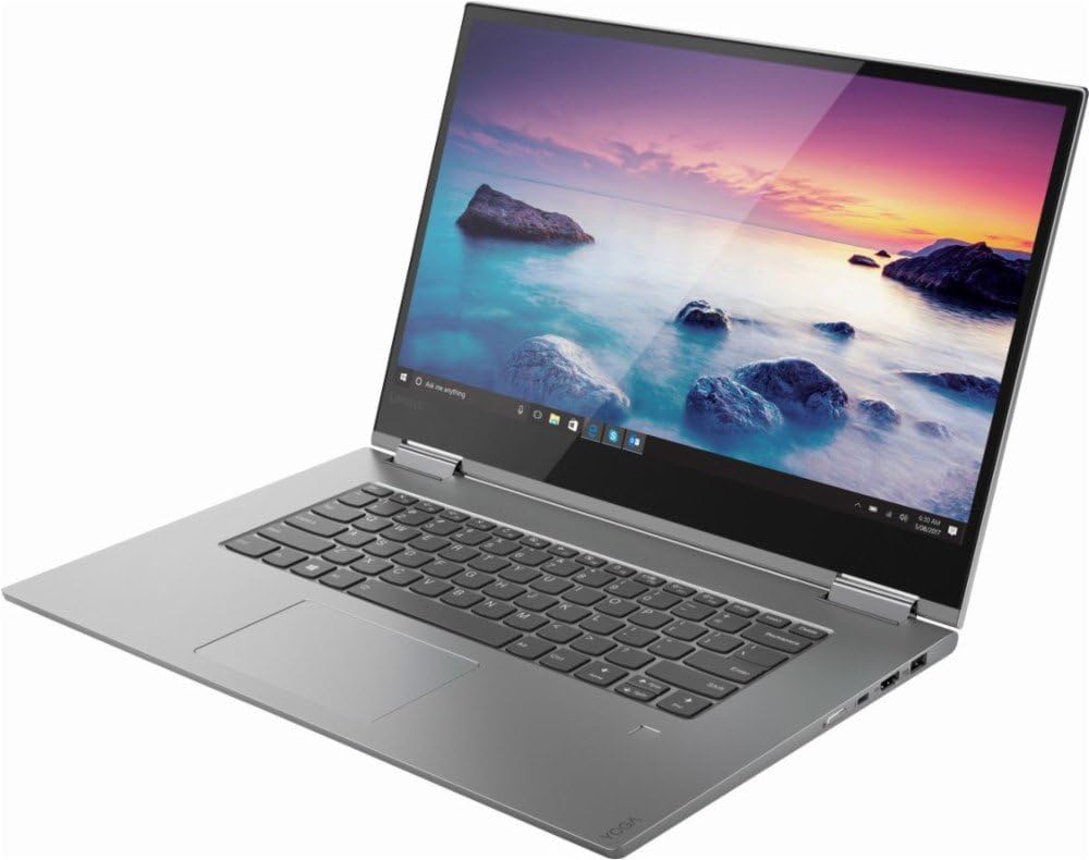 Lenovo Yoga 2-in-1 Laptop, 15.6" Full HD Micro-Edge Touchscreen, Intel Core i7 Processor, 16GB RAM, 512GB SSD, Backlit Keyboard, Wireless-AC, Bluetooth, Windows 10, Platinum (15.6" UHD Touchscreen)