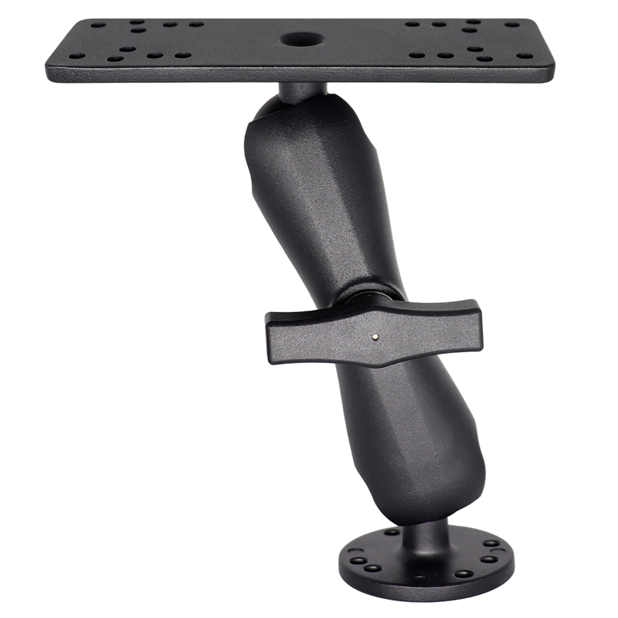 1.5" Ball Medium Arm Fish Finder Mount, Universal Marine Bracket
