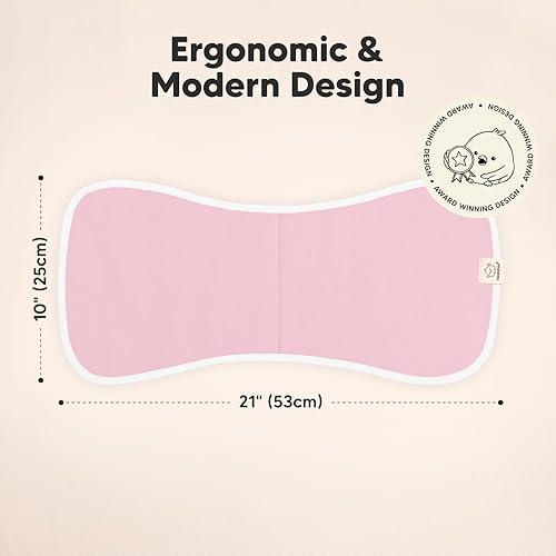 Vista 299 de Paños orgánicos para eructos para bebés niños y niñas, paquete de 5 paños de algodón súper absorbentes para bebés, trapos suaves y afelpados