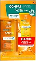 Darrow Actine Oil Control Kit Gel de Limpeza Dermatológico Facial com Ácido Glicólico e Vitamina B5 que Controla Oleosidade sem efeito rebote, Renova a Pele e Reduz Poros, 140g + 40g