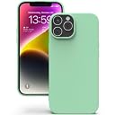 YATWIN Silicone Back Case for iPhone 13 Pro Max, Soft-Touch Phone Back Cover for Apple iPhone 13 Pro Max - Light Cyan gallery image