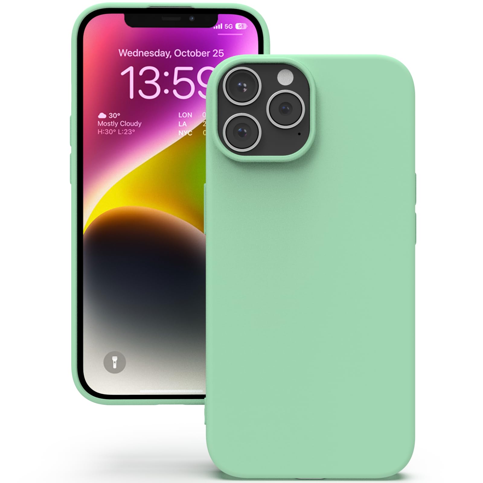 YATWIN Silicone Case for iPhone XR, Soft-Touch, Shockproof, DustProof, Antiskid Full Body Armour Phone Cover for Apple iPhone XR - Dark Green — view 54