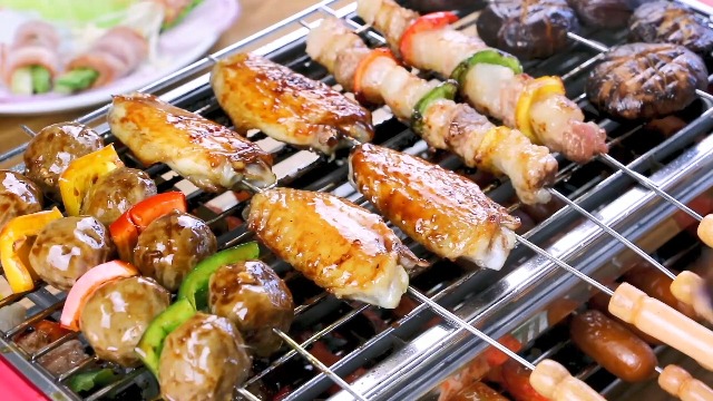 Griglia Elettrica Senza Fumo 2200W - Doppio Strato Per Barbecue Su Tavolo - Foto 5